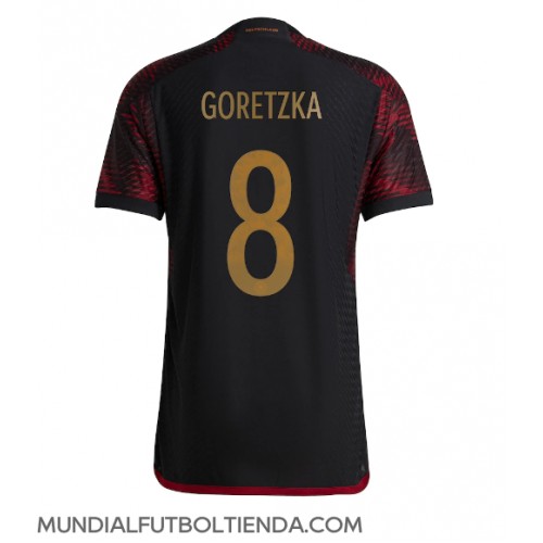 Camiseta Alemania Leon Goretzka #8 Segunda Equipación Replica Mundial 2022 mangas cortas